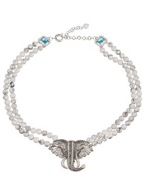 Eye Candy Anya Elephant Beaded Necklace